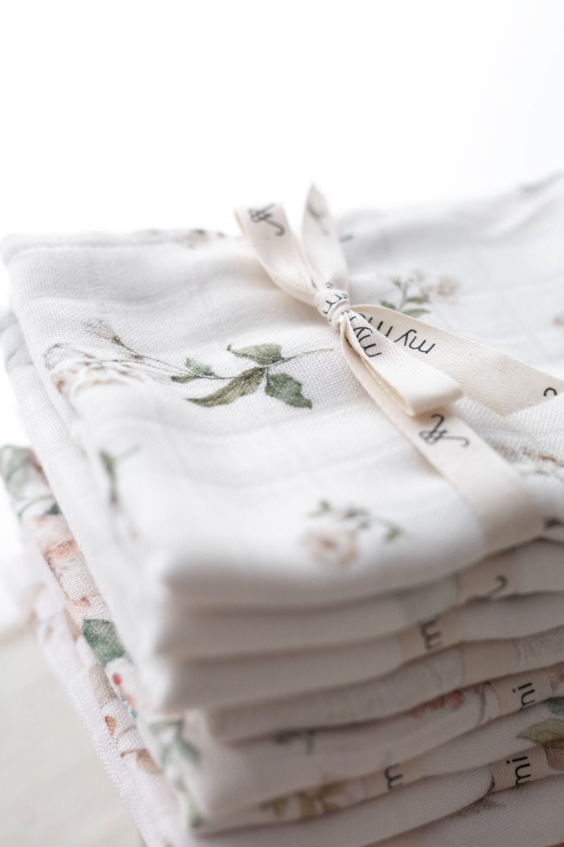 Bambus Musselin Wickel 120x120 - kittens - MY MEMI