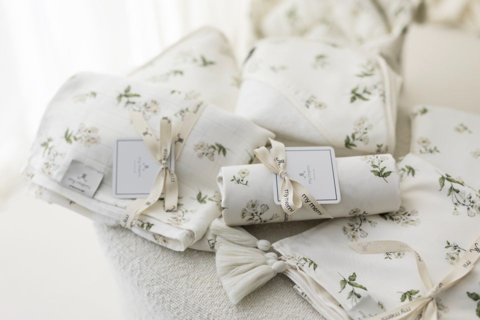 Bambus Musselin Windel 65x65 - bells - MY MEMI