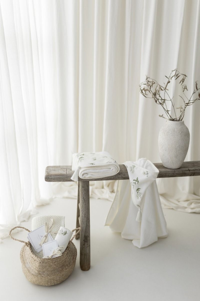 Bambuswickel 100x120 – bells - MY MEMI