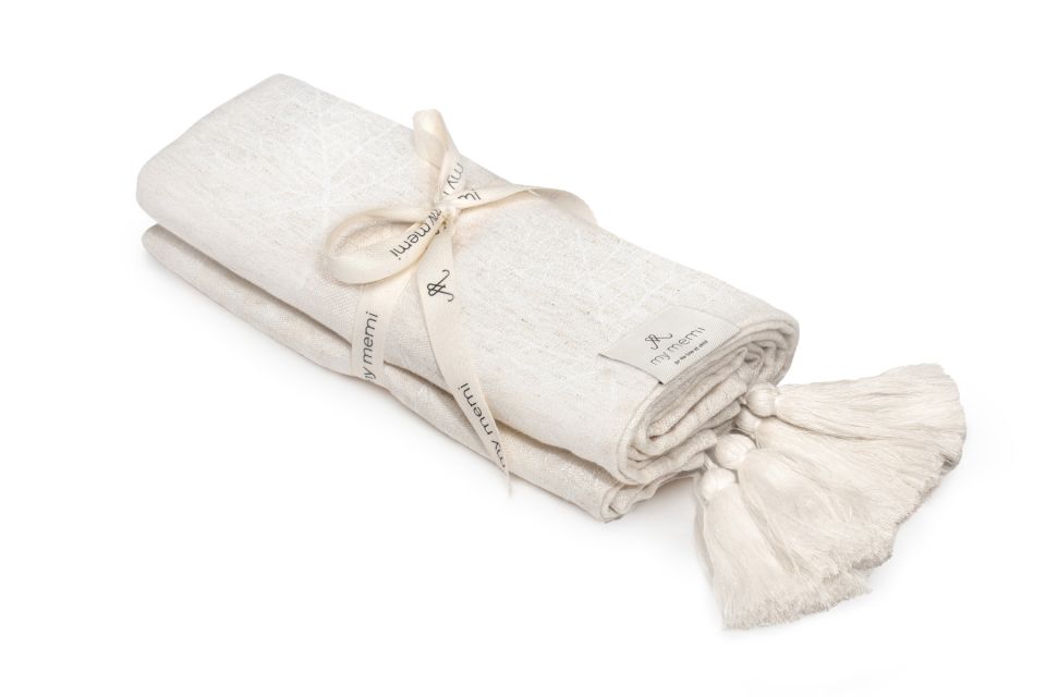 Bambus - Leinenwickel 100x120 ultra soft MY MEMI