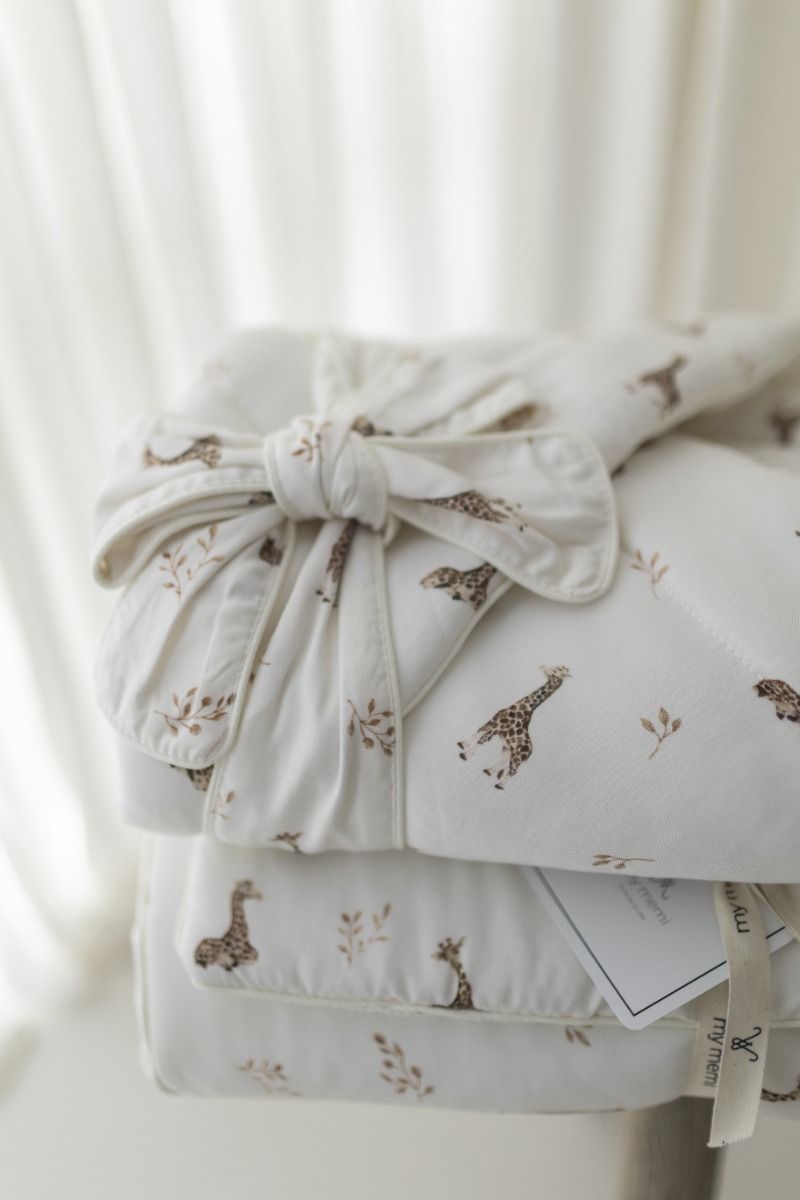 Bambus großes Handtuch - giraffes - MY MEMI