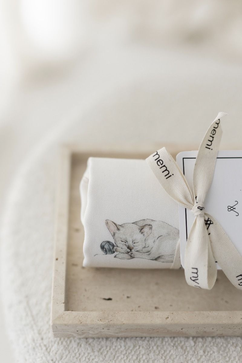 Bambus Musselin Wickel 120x120 - kittens - MY MEMI
