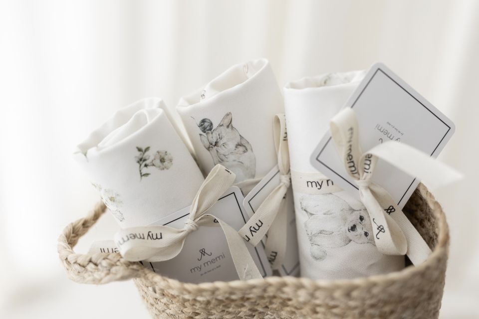 Bambus großes Handtuch- kittens - MY MEMI