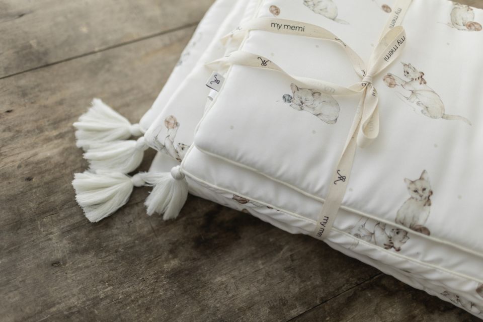 Bambus Musselin Wickel 120x120 - kittens - MY MEMI