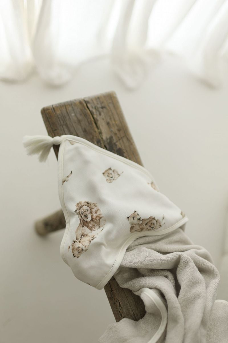 Bambus Musselin Windel 65x65 - lions 