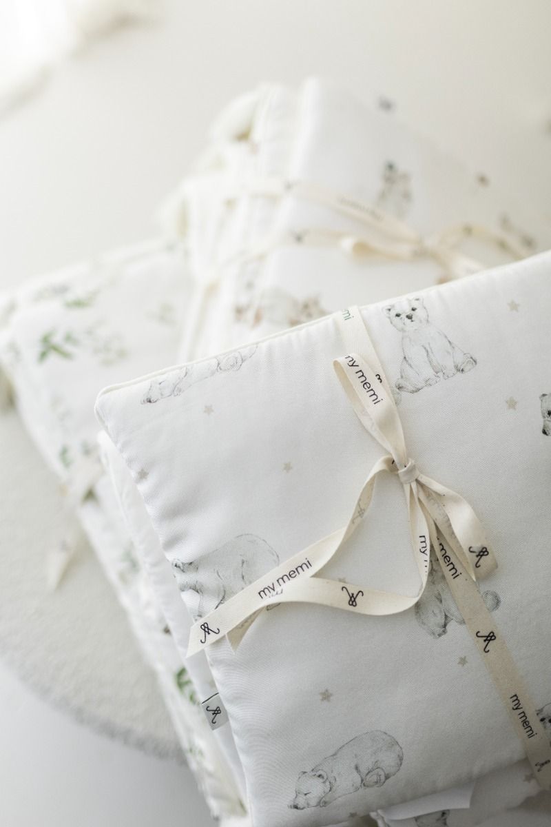 Bambus Musselin Wickel 120x120 - little bears - MY MEMI