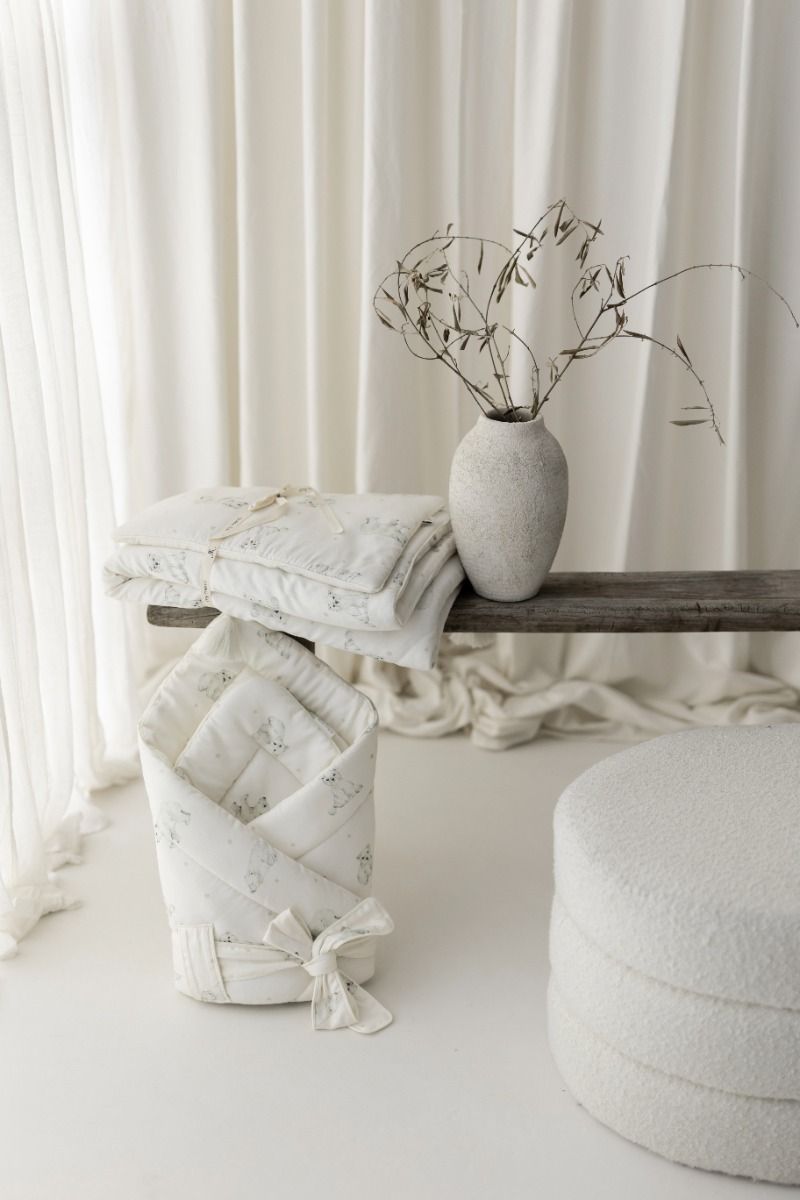 Bambuswickel 100x120 - little bears - MY MEMI