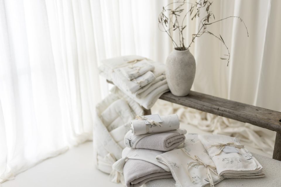 Bambuswickel 100x120 - little bears - MY MEMI