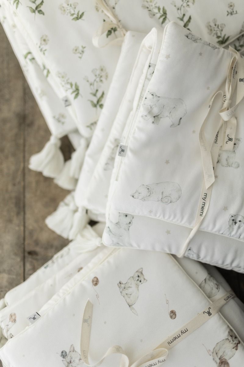 Bambuswickel 100x120 - little bears - MY MEMI