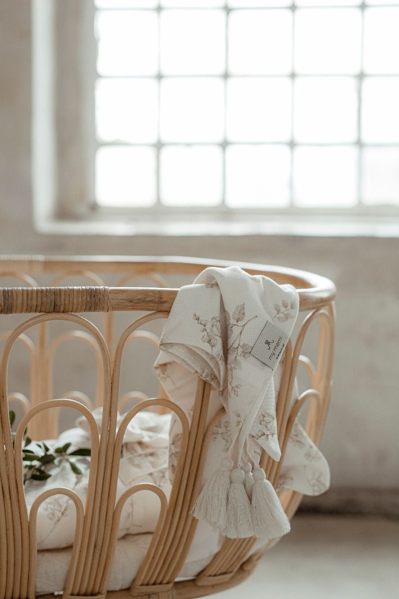 Bambuswickel 100x120 – Boho Flowers MY MEMI