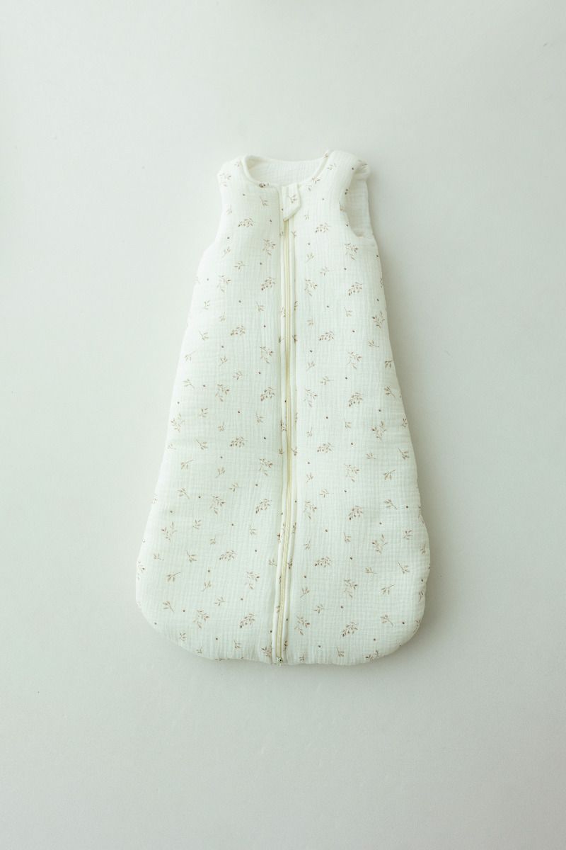 Bio Baumwolle Musselin Babyschlafsack 0 - 5 Monate 2.5 TOG - twigs