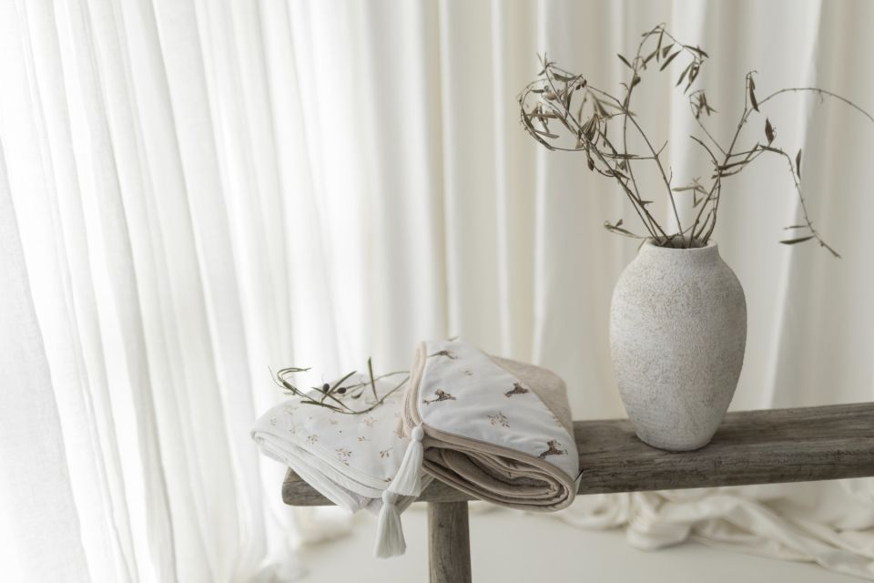 Bambus Musselin Wickel 120x120 - twigs - MY MEMI