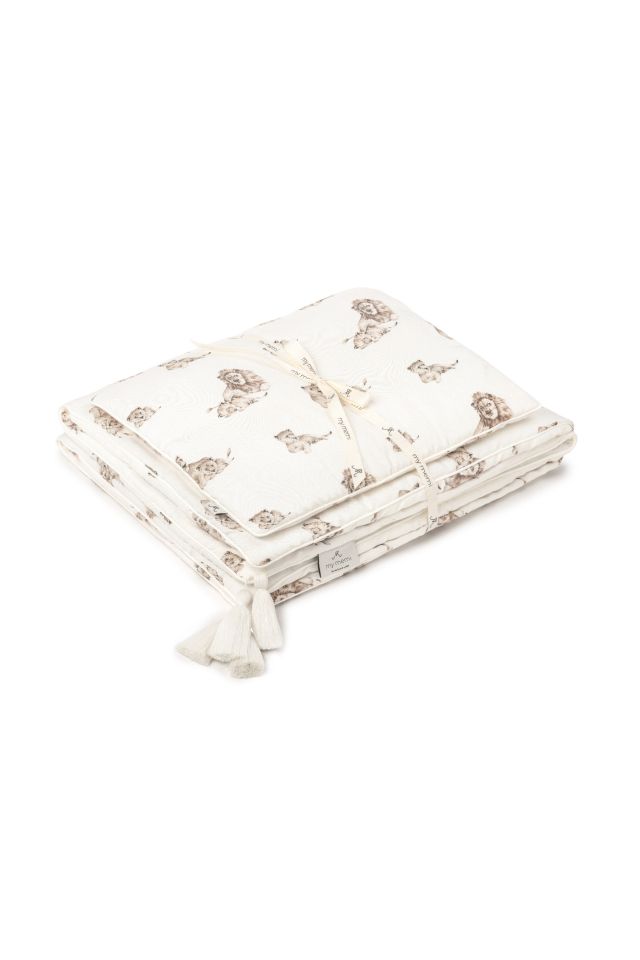 Bambusbettwäsche mit Füllung 75x95 - lions 