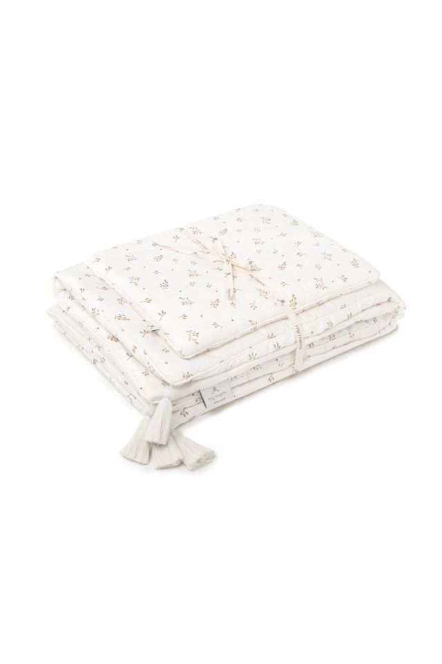 Bambusbettwäsche mit Füllung 75x95 - twigs