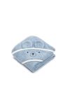 Bambus Handtuch Dusty Blue - Bear - MY MEMI
