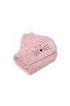 Bambus großes Handtuch Powder Pink (Puderrosa) - Cat MY MEMI