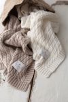 Warme Decke aus 100% Merinowolle Cream –  Premium Collection - MY MEMI