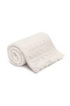 Plaid Decke aus 100% Merinowolle Cream (Creme) – Premium Collection MY MEMI