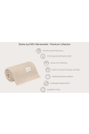 Decke aus 100% Merinowolle Warm Beige – Premium Collection MY MEMI