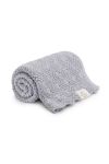 Decke aus 100% Merinowolle Grey (Grau) Pearl – Premium Collection MY MEMI