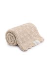 Decke aus 100% Merinowolle Warm Beige (Warmes Beige) Pearl – Premium Collection MY MEMI