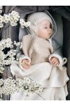 Decke aus 100% Merinowolle Warm Beige (Warmes Beige) – Premium Collection MY MEMI