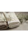 Decke aus 100% Merinowolle Warm Beige (Warmes Beige) – Premium Collection MY MEMI