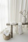 Decke aus 100% Merinowolle Warm Beige (Warmes Beige) – Premium Collection MY MEMI